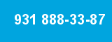 931 888-33-87 931 888-33-87
